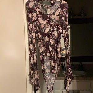 Floral bodysuit
